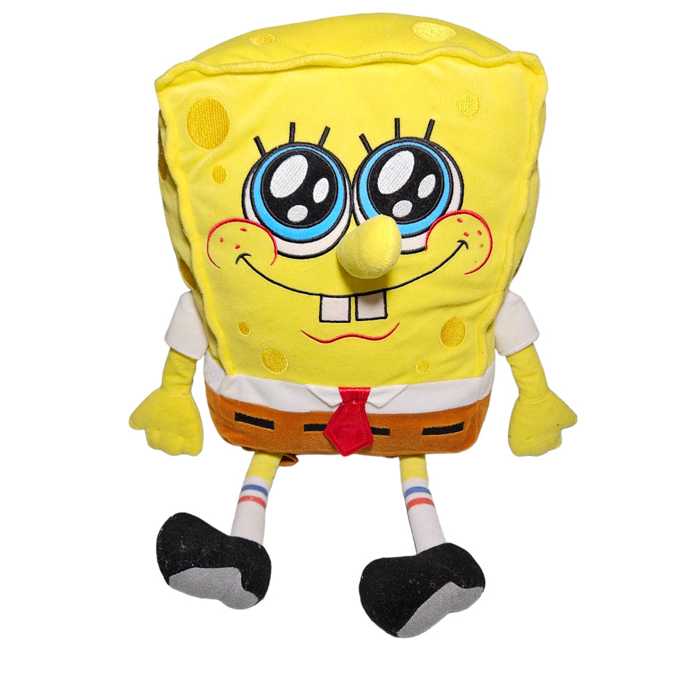 Nickelodeon Sponge Bob Squarepants 2012 Cuddle Pillow Plush Pillow 21" large